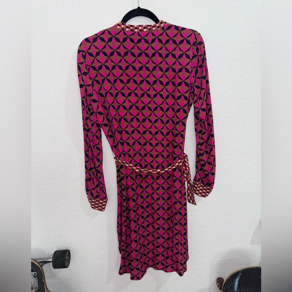 Zara mixed print shirt dress small - Picture 5 of 5